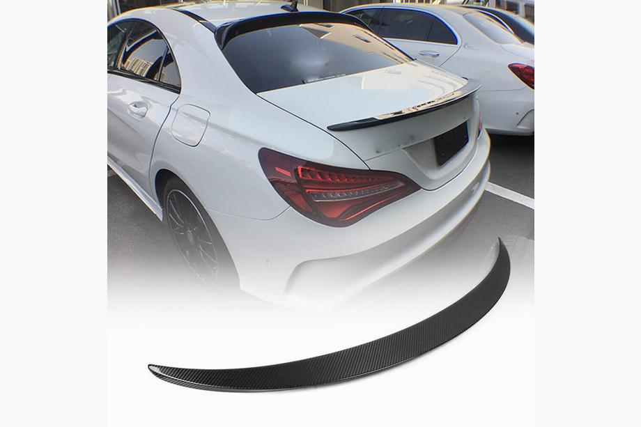 Mercedes CLA C117 2013–2019 Spoiler V10 (SD, kolfiber) Image
