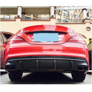 Bakre stötfångardiffusor V2 (för AMG-Line / CLA45 AMG, kolfiber) foto 2