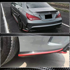 Mercedes CLA C117 2013–2019 Bakre stötfångarinsatser V2 (för AMG-Line / CLA45 AMG SD, kolfiber) foto 9