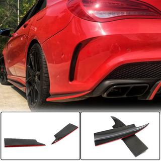 Bakre stötfångarinsatser V2 (för AMG-Line / CLA45 AMG SD, kolfiber) foto 1
