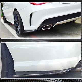 Bakre stötfångarinsatser V2 (för AMG-Line / CLA45 AMG SD, kolfiber) foto 4