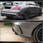 Mercedes CLA C117 2013–2019 Bakre stötfångarspoilers V3 (för AMG-Line / CLA45 AMG SD, kolfiber) foto 4