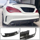 Mercedes CLA C117 2013–2019 Bakre stötfångardiffusor (för AMG-Line / CLA45 AMG 2017-2019, kolfiber) foto 1