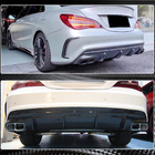 Mercedes CLA C117 2013–2019 Bakre stötfångardiffusor (för AMG-Line / CLA45 AMG 2017-2019, kolfiber) foto 4