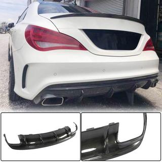Bakre stötfångardiffusor (för AMG-Line / CLA45 AMG 2017-2019, kolfiber) foto 1