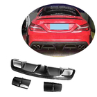 Mercedes CLA C117 2013–2019 Bakre stötfångardiffusor V1 (för AMG-Line / CLA45 AMG 2013-2016, kolfiber) foto 1