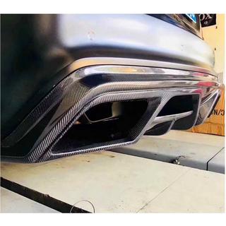 Bakre stötfångardiffusor V1 (för AMG-Line / CLA45 AMG 2013-2016, kolfiber) foto 3