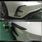 Mercedes CLA C117 2013–2019 Bakre stötfångarlistor i kolfiber (för AMG-Line / CLA45 AMG SD 2013-2016) foto 4