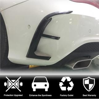 Bakre stötfångarlistor i kolfiber (för AMG-Line / CLA45 AMG SD 2013-2016) foto 2