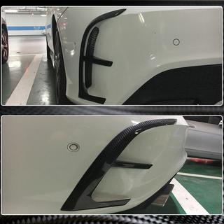 Bakre stötfångarlistor i kolfiber (för AMG-Line / CLA45 AMG SD 2013-2016) foto 3