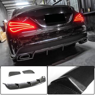 Bakre stötfångardiffuser V2 (för AMG-Line / CLA45 AMG 2013-2016, kolfiber) foto 1