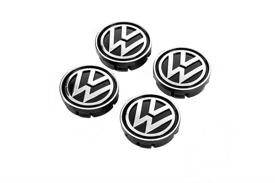 Volkswagen Navkåpor till fälgar 60/55 mm vw6055kolp (4 st) Foto 2