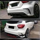 Mercedes A-class W176 2012–2018 Bakre stötfångarlistor (för AMG-Line HB, kolfiber) foto 3