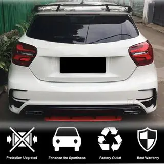 Bakre stötfångarlistor (för AMG-Line HB, kolfiber) foto 2