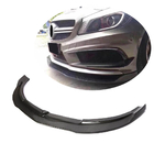Mercedes A-class W176 2012–2018 Frontläpp till främre stötfångare Lip V1 (för AMG-Line / A45 AMG HB 2013-2015, kolfiber) foto 1