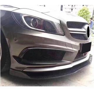 Frontläpp till främre stötfångare Lip V1 (för AMG-Line / A45 AMG HB 2013-2015, kolfiber) foto 3