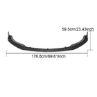 Mercedes A-class W176 2012–2018 Frontläpp Lip (för A45 AMG HB 2016-2018, kolfiber) foto 5
