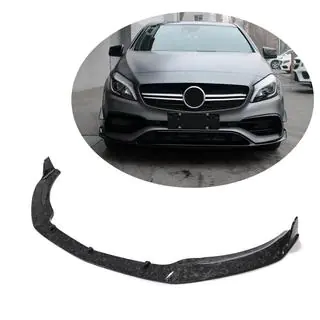 Frontläpp Lip (för A45 AMG HB 2016-2018, kolfiber) foto 1
