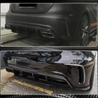 Mercedes A-class W176 2012–2018 Bakre stötfångardiffuser V1 (för AMG-Line / A45 AMG HB) foto 4