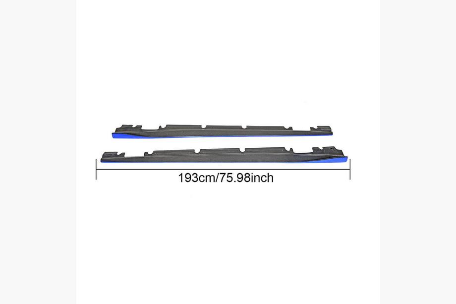 Mercedes A-class W176 2012–2018 Sidokjolar V2 (Kolfiber) Image