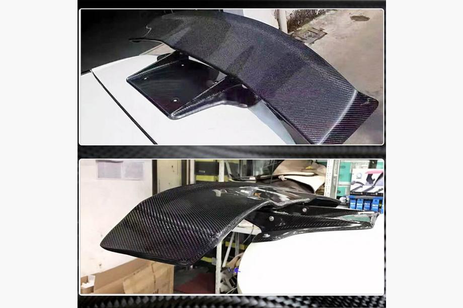 Mercedes A-class W176 2012–2018 Spoiler V2 (för HB, kolfiber) Foto 3