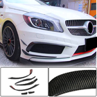 Mercedes A-class W176 2012–2018 Frontstötfångarinsatser (för AMG-Line / A45 AMG HB 2013-2015, kolfiber) foto 1