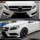 Mercedes A-class W176 2012–2018 Frontstötfångarinsatser (för AMG-Line / A45 AMG HB 2013-2015, kolfiber) foto 3