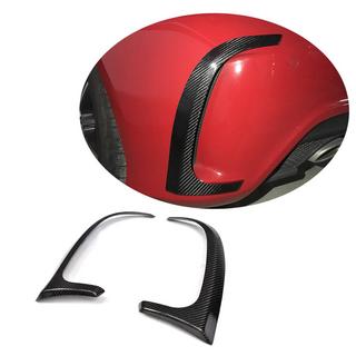 Kolfiberlister för bakre stötfångare (för A45 AMG HB 2013-2015) foto 1