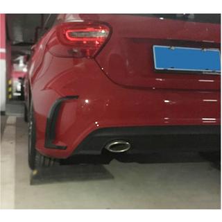 Kolfiberlister för bakre stötfångare (för A45 AMG HB 2013-2015) foto 3
