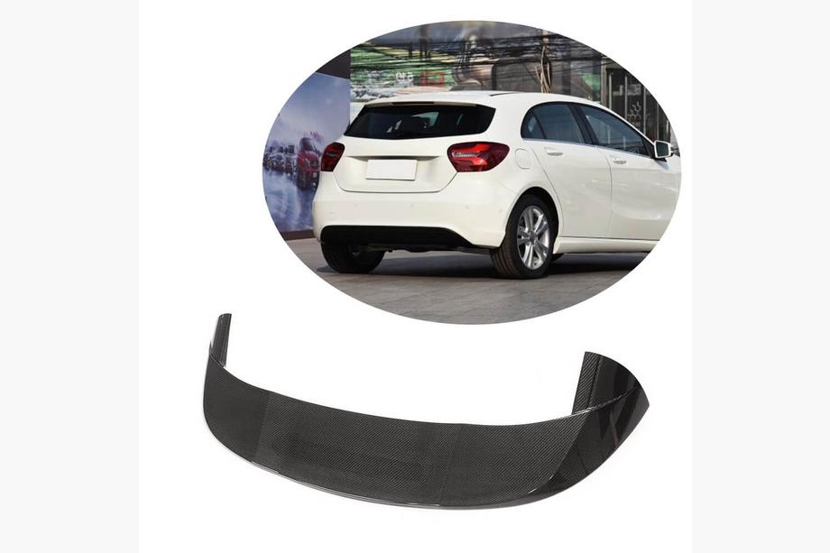 Mercedes A-class W176 2012–2018 V5-spoiler (för HB, kolfiber) Image