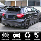 Mercedes A-class W176 2012–2018 Bakre stötfångardiffusor V2 (för AMG-Line / A45 AMG HB) foto 2