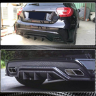 Mercedes A-class W176 2012–2018 Bakre stötfångardiffusor V2 (för AMG-Line / A45 AMG HB) foto 3