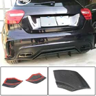 Mercedes A-class W176 2012–2018 Bakre stötfångarflaps Flap (för AMG-Line / A45 AMG HB, kolfiber) foto 1