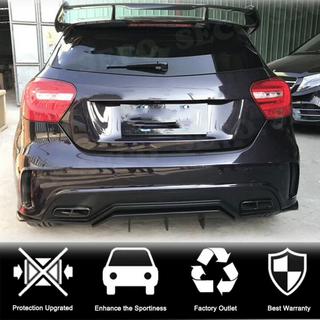 Bakre stötfångarflaps Flap (för AMG-Line / A45 AMG HB, kolfiber) foto 2
