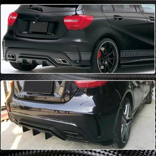 Bakre stötfångarflaps Flap (för AMG-Line / A45 AMG HB, kolfiber) foto 3