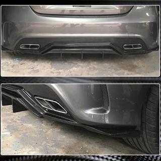 Bakre stötfångarflaps Flap (för AMG-Line / A45 AMG HB, kolfiber) foto 4