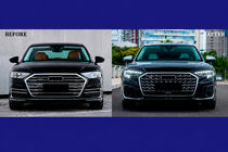 Audi A8 2018– Faceliftkit med byte av strålkastare (för S8 2025) foto 1
