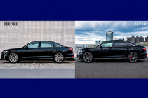 Audi A8 2018– Faceliftkit med byte av strålkastare (för S8 2025) foto 2
