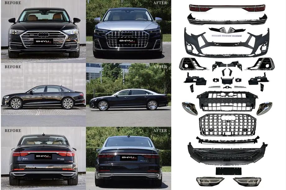 Audi A8 2018– Faceliftkit med strålkastarbyte (för Horch 2025) Foto 1