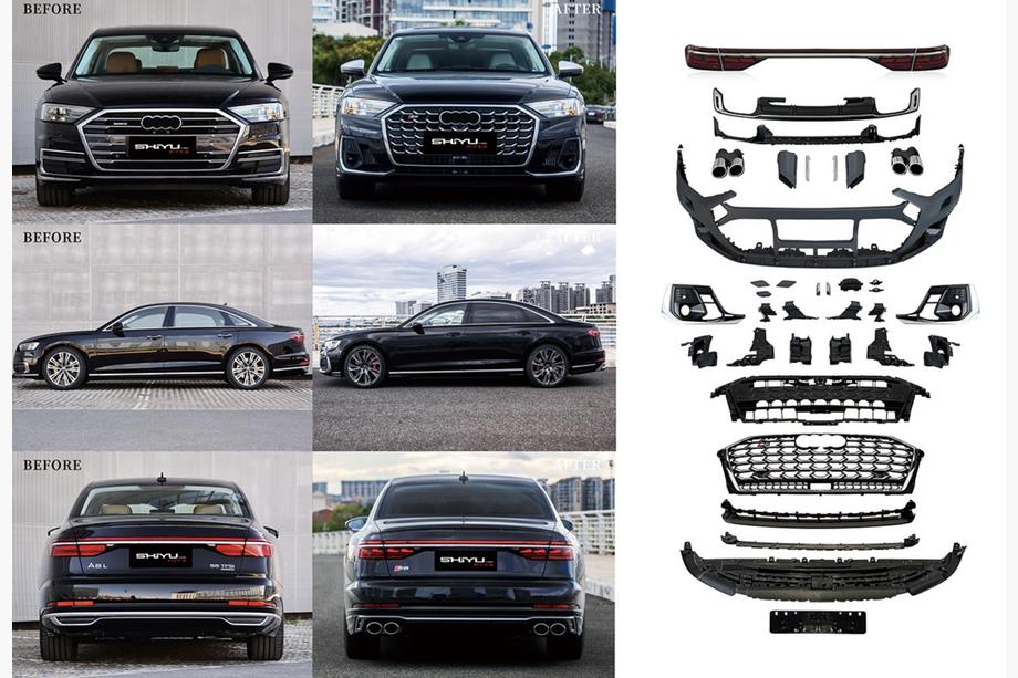 Audi A8 2018– Facelift-kit utan byte av strålkastare (för S8 2025) Image