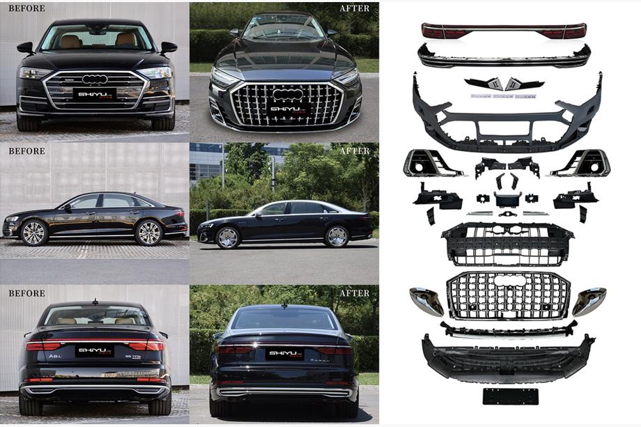 Audi A8 2018– Facelift-kit utan byte av strålkastare (Till Horch 2025) Image