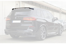 BMW X5 G05 2019–2026 Bakrutspoiler V7 (Blank svart) foto 1