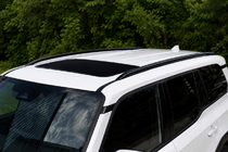 Toyota Land Cruiser Prado 250 2023– Integrerade takrails svarta OEM (aluminium) foto 1