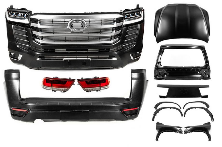 Toyota Land Cruiser 200 2007–2021 Restylingkit för LC 300 High-Line (standardkit) Foto 2