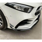 Mercedes A-class W177 2018– Frontläpp till främre stötfångare Lip V1 (för AMG-Line SD 2018-2021, kolfiber) foto 3