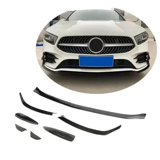 Frontläpp till främre stötfångare Lip V1 (för AMG-Line SD 2018-2021, kolfiber) foto 1