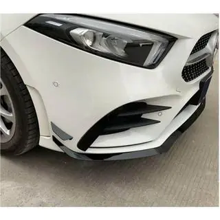 Frontläpp till främre stötfångare Lip V1 (för AMG-Line SD 2018-2021, kolfiber) foto 3