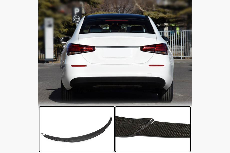 Mercedes A-class W177 2018– Spoiler V1 (för SD, kolfiber) Image