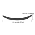 Mercedes A-class W177 2018– Spoiler V3 (för SD, kolfiber) foto 5