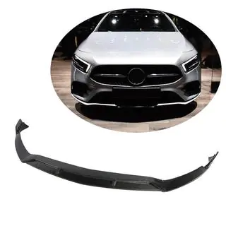 Frontläpp till stötfångare Lip V3 (för AMG-Line SD 2018-2021, kolfiber) foto 1